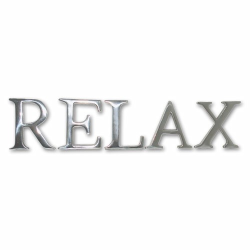 Aluminium Relax Letters - Click Image to Close